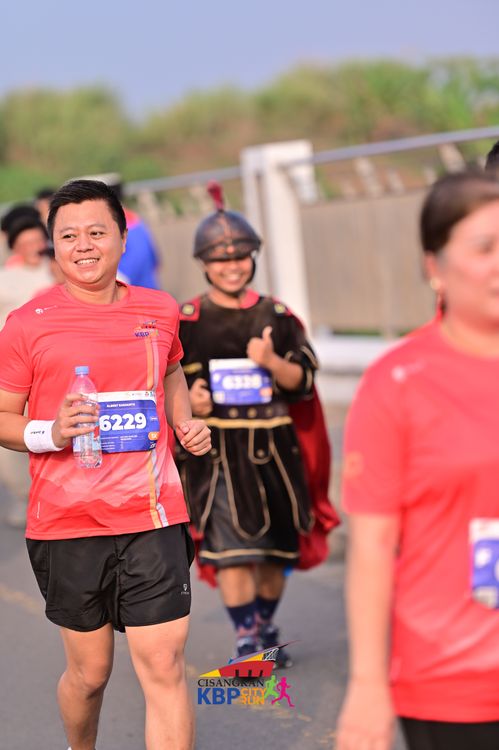 Race photo from CISANGKAN KBP CITY RUN 2025