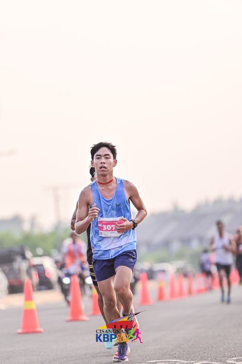 Race photo from CISANGKAN KBP CITY RUN 2025