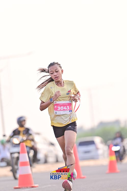 Race photo from CISANGKAN KBP CITY RUN 2025
