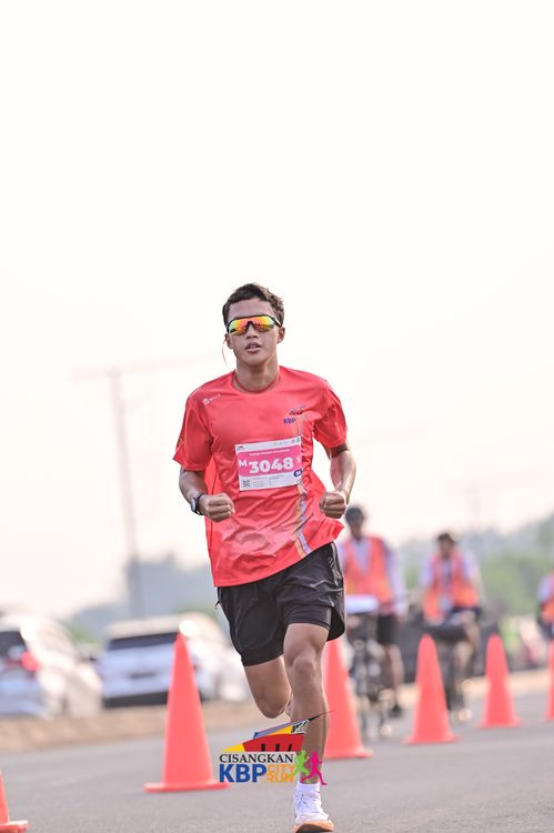Race photo from CISANGKAN KBP CITY RUN 2025