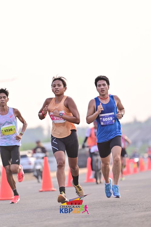 Race photo from CISANGKAN KBP CITY RUN 2025