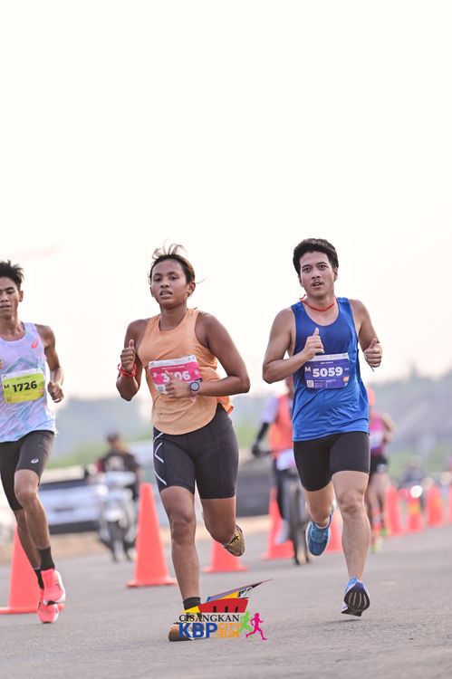 Race photo from CISANGKAN KBP CITY RUN 2025
