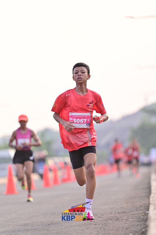 Race photo from CISANGKAN KBP CITY RUN 2025