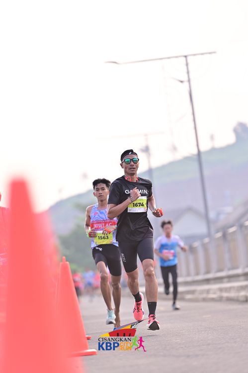 Race photo from CISANGKAN KBP CITY RUN 2025