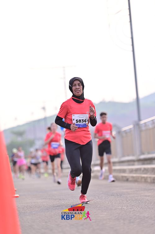 Race photo from CISANGKAN KBP CITY RUN 2025