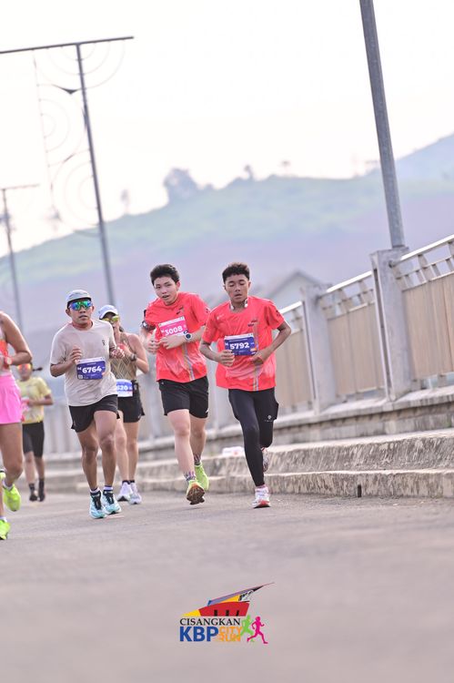 Race photo from CISANGKAN KBP CITY RUN 2025