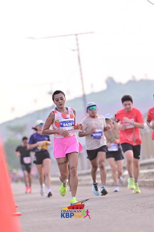 Race photo from CISANGKAN KBP CITY RUN 2025