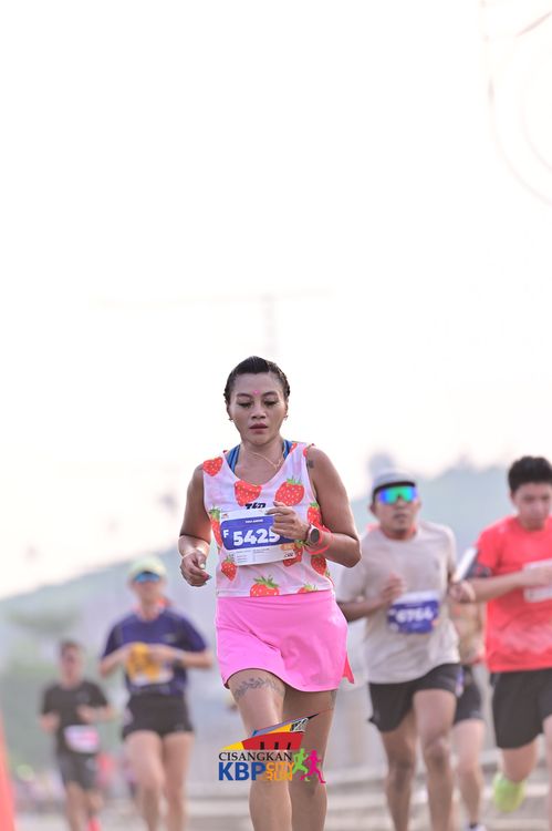 Race photo from CISANGKAN KBP CITY RUN 2025