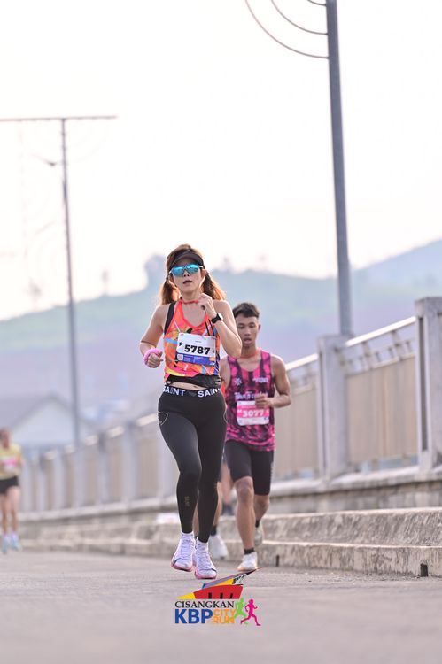 Race photo from CISANGKAN KBP CITY RUN 2025
