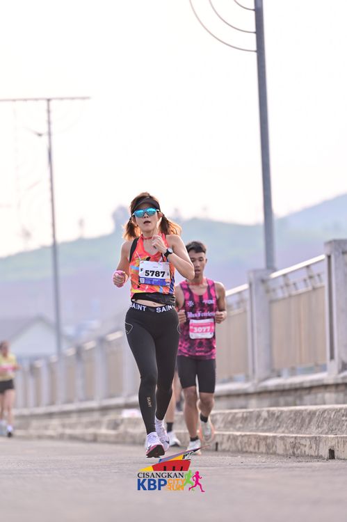Race photo from CISANGKAN KBP CITY RUN 2025