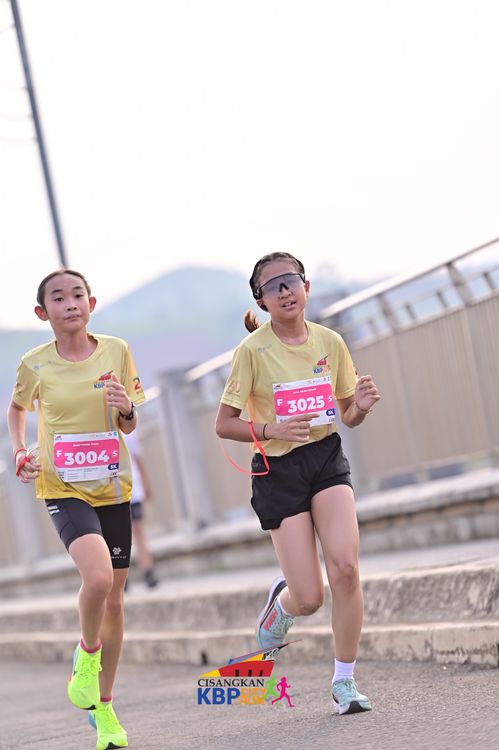 Race photo from CISANGKAN KBP CITY RUN 2025