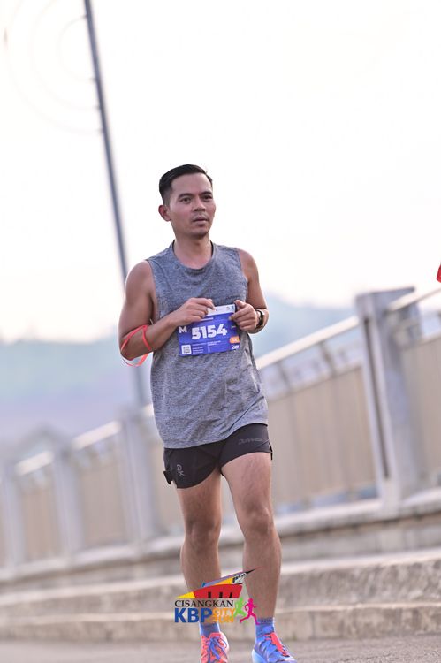 Race photo from CISANGKAN KBP CITY RUN 2025
