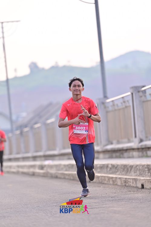 Race photo from CISANGKAN KBP CITY RUN 2025