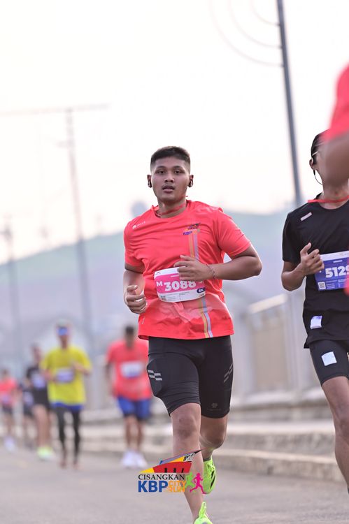 Race photo from CISANGKAN KBP CITY RUN 2025
