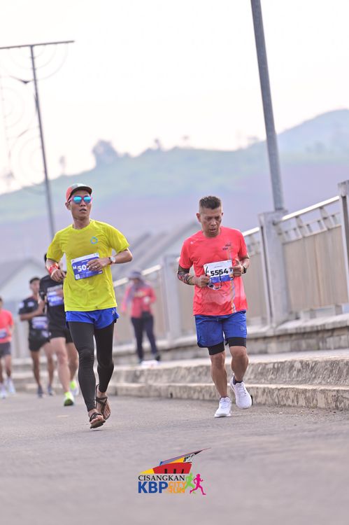 Race photo from CISANGKAN KBP CITY RUN 2025