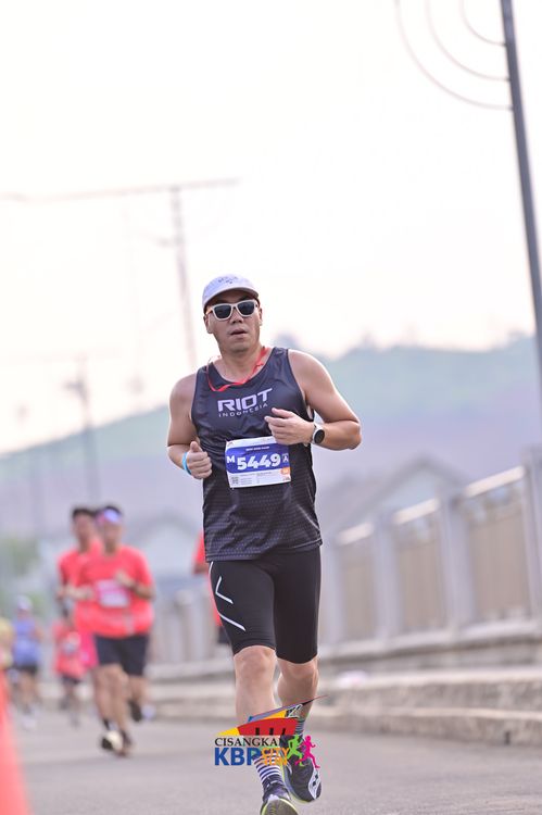 Race photo from CISANGKAN KBP CITY RUN 2025