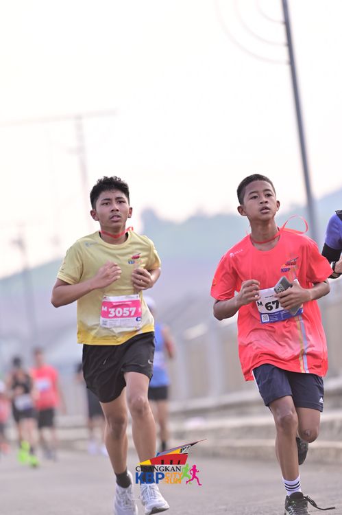 Race photo from CISANGKAN KBP CITY RUN 2025