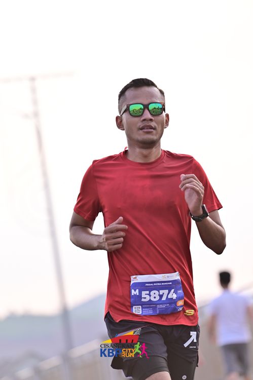 Race photo from CISANGKAN KBP CITY RUN 2025