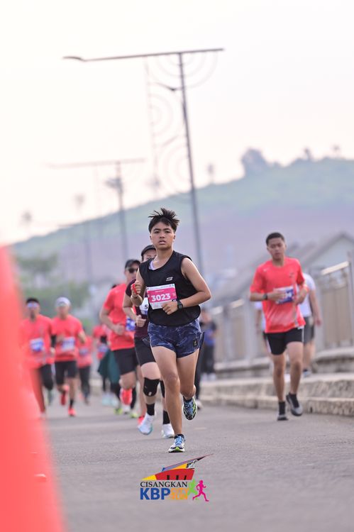 Race photo from CISANGKAN KBP CITY RUN 2025