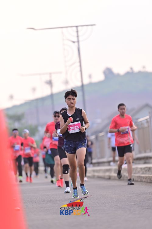 Race photo from CISANGKAN KBP CITY RUN 2025