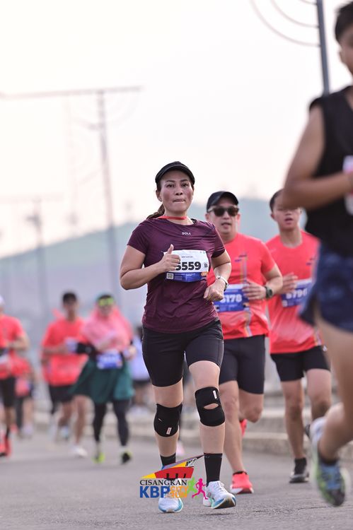 Race photo from CISANGKAN KBP CITY RUN 2025