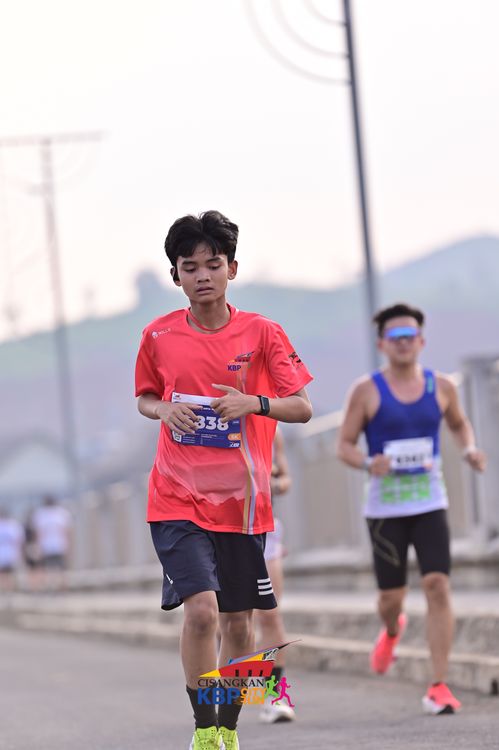 Race photo from CISANGKAN KBP CITY RUN 2025