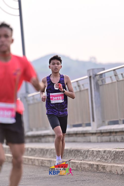 Race photo from CISANGKAN KBP CITY RUN 2025