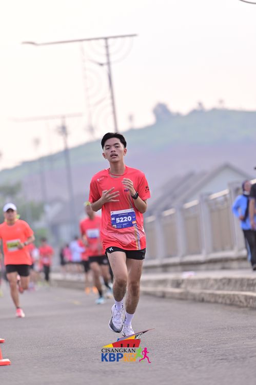 Race photo from CISANGKAN KBP CITY RUN 2025