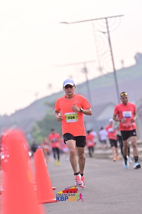 Race photo from CISANGKAN KBP CITY RUN 2025