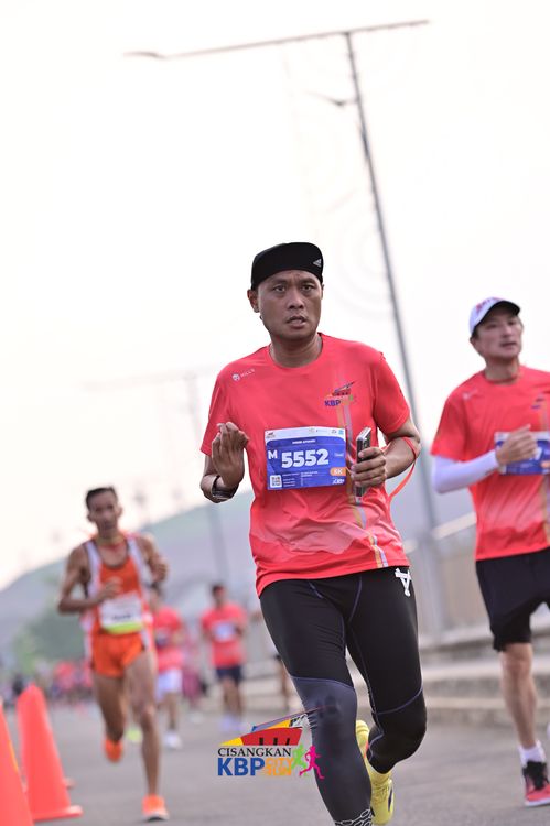 Race photo from CISANGKAN KBP CITY RUN 2025