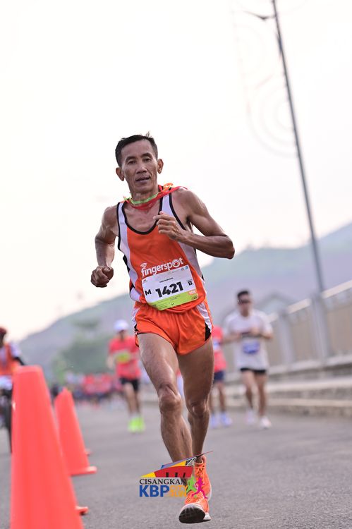Race photo from CISANGKAN KBP CITY RUN 2025