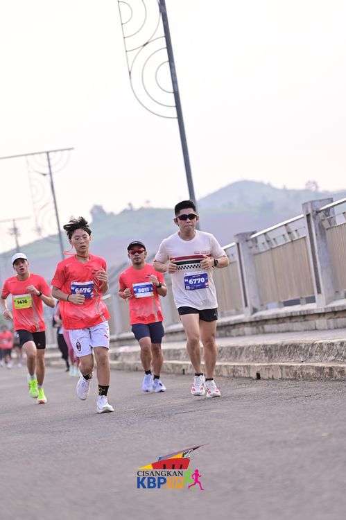 Race photo from CISANGKAN KBP CITY RUN 2025