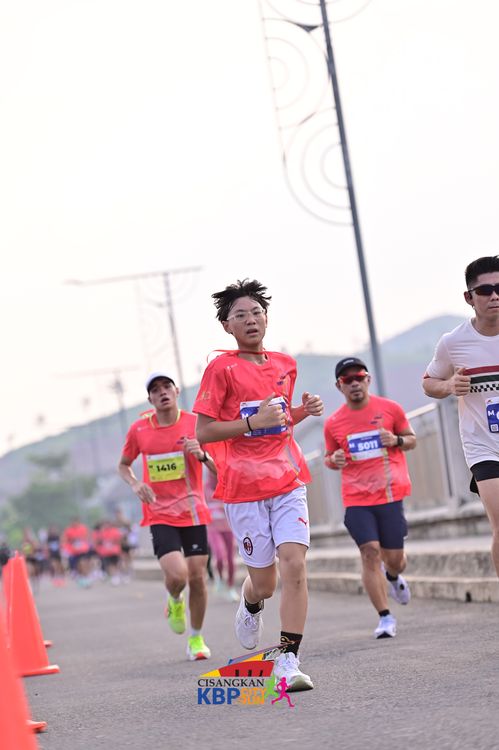 Race photo from CISANGKAN KBP CITY RUN 2025