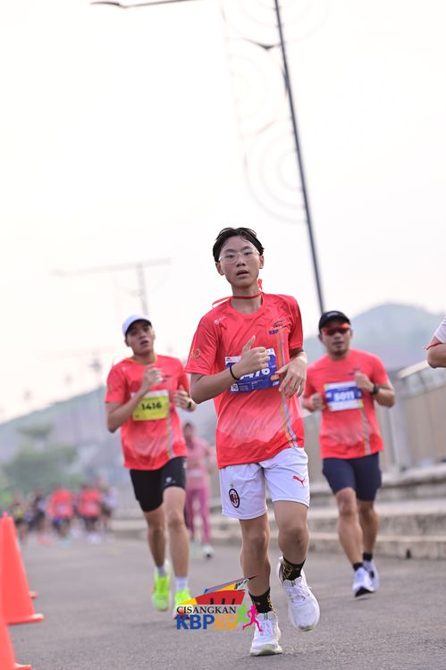 Race photo from CISANGKAN KBP CITY RUN 2025