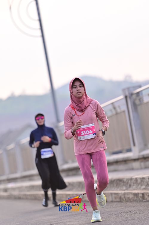 Race photo from CISANGKAN KBP CITY RUN 2025