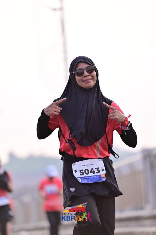 Race photo from CISANGKAN KBP CITY RUN 2025