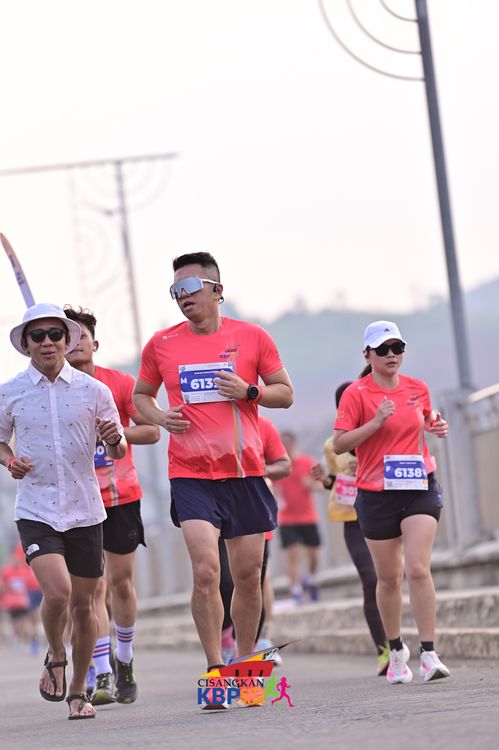 Race photo from CISANGKAN KBP CITY RUN 2025