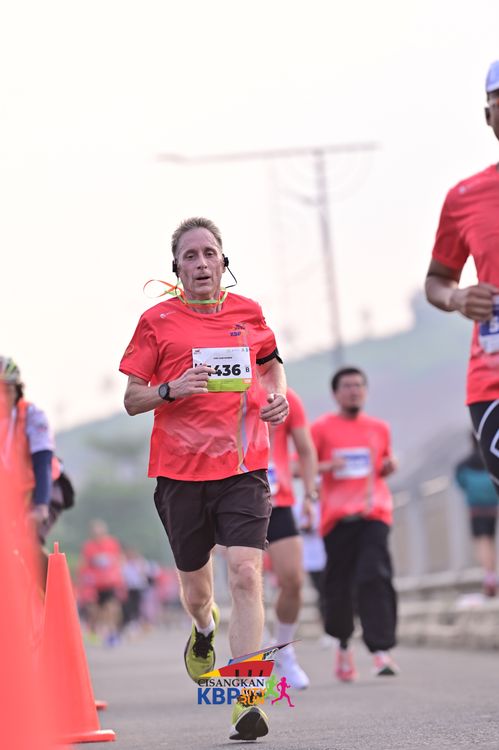 Race photo from CISANGKAN KBP CITY RUN 2025
