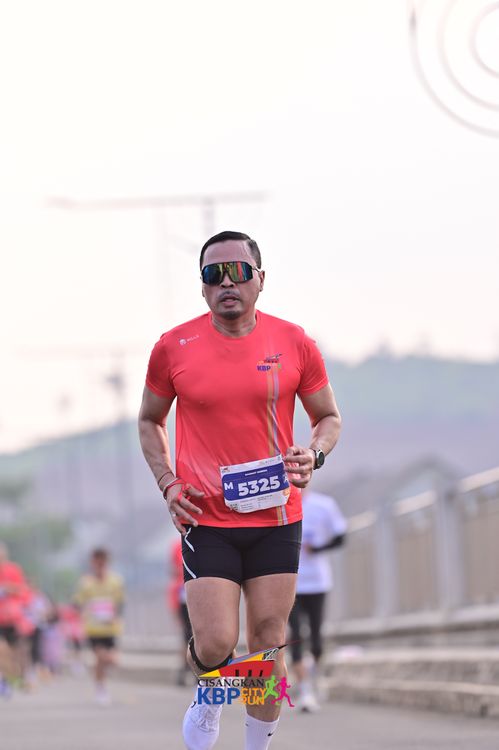 Race photo from CISANGKAN KBP CITY RUN 2025