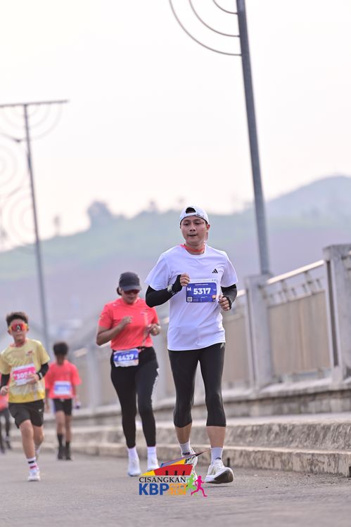 Race photo from CISANGKAN KBP CITY RUN 2025