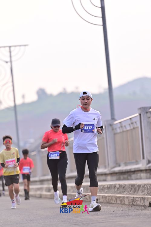 Race photo from CISANGKAN KBP CITY RUN 2025