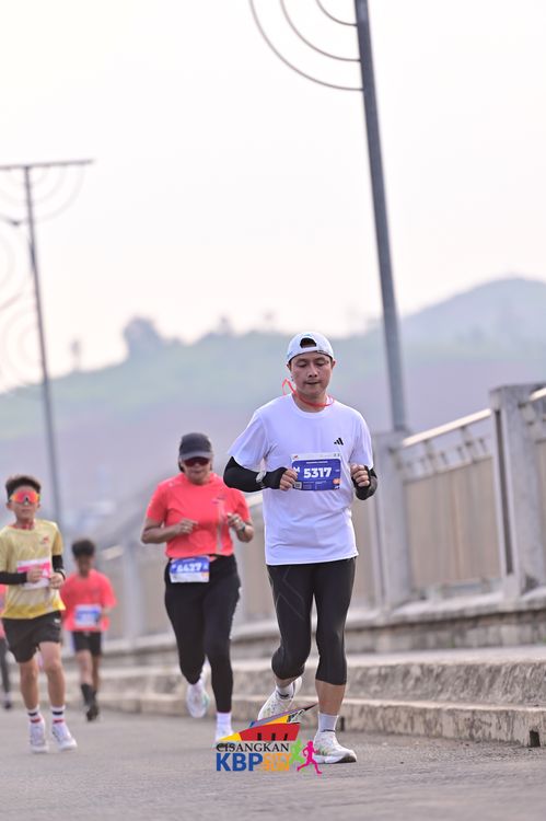 Race photo from CISANGKAN KBP CITY RUN 2025
