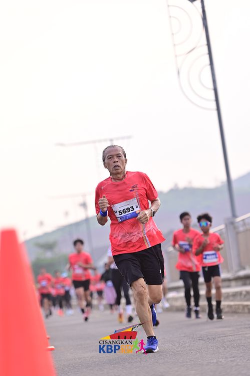 Race photo from CISANGKAN KBP CITY RUN 2025
