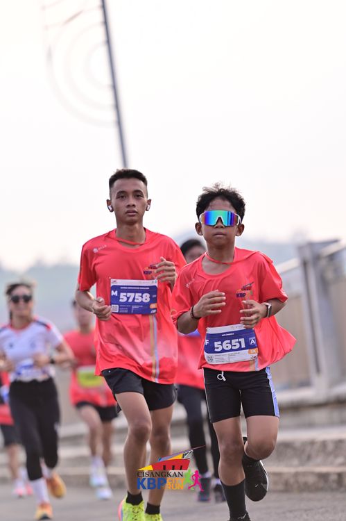 Race photo from CISANGKAN KBP CITY RUN 2025