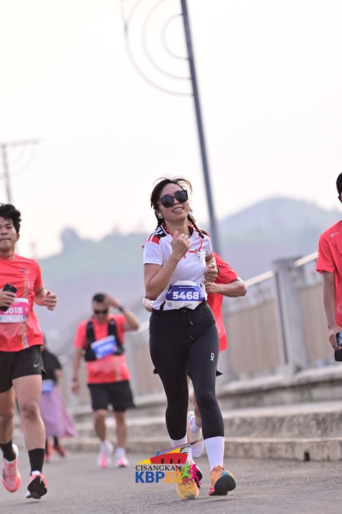 Race photo from CISANGKAN KBP CITY RUN 2025