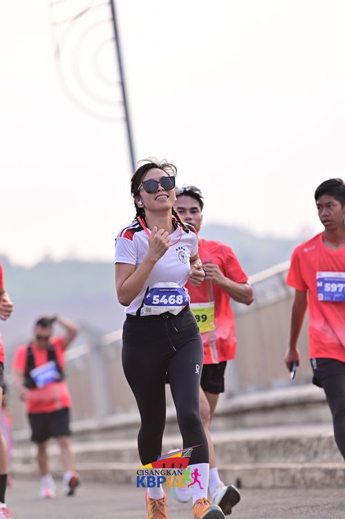 Race photo from CISANGKAN KBP CITY RUN 2025
