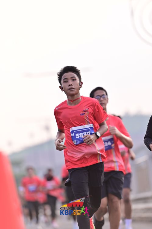 Race photo from CISANGKAN KBP CITY RUN 2025