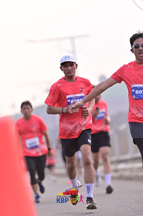 Race photo from CISANGKAN KBP CITY RUN 2025