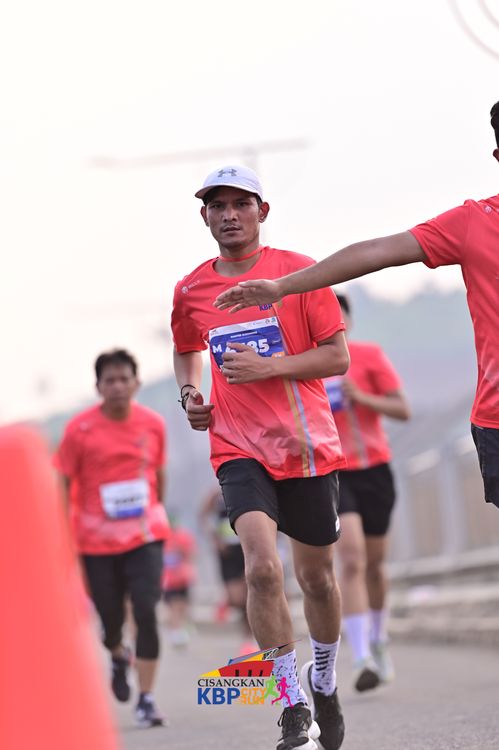 Race photo from CISANGKAN KBP CITY RUN 2025