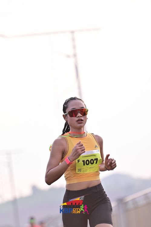 Race photo from CISANGKAN KBP CITY RUN 2025